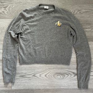 Aritzia Sunday Best Banana Cropped Sweater